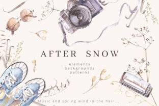 After Snow. Watercolor Collection: A Designer’s Take on Seasonal Illustrations