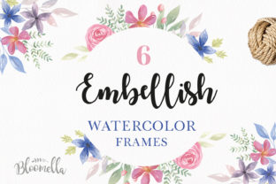Embellish Watercolour Frames Set Borders for Creative Illustrations