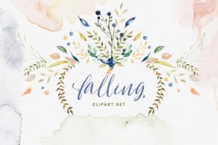 Falling Watercolor Clipart Bundle Review: A Versatile Illustration Set for Digital Sellers