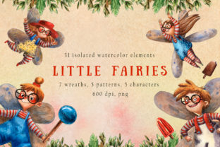 Little Fairies Watercolor Illustrations: A Brand Designer's Take