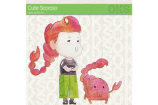 Scorpio Zodiac Sign Watercolor Illustrations