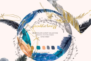 Watercolor Feather Wreaths Frames Review: A Designer’s Perspective
