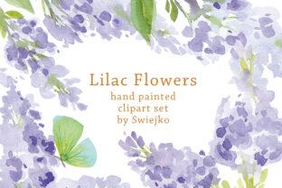 Watercolor Lilac Flowers: A Versatile Illustration for Creative Content