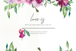 Watercolor Marsala Pink Flowers Clipart: A Designer’s Perspective on Illustrations