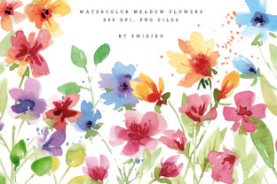 Watercolor Meadow Flowers I: A Versatile Illustration for Handmade Creations
