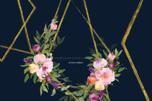 Watercolor Pink Peony Frames: A Versatile Illustration for Content Creators
